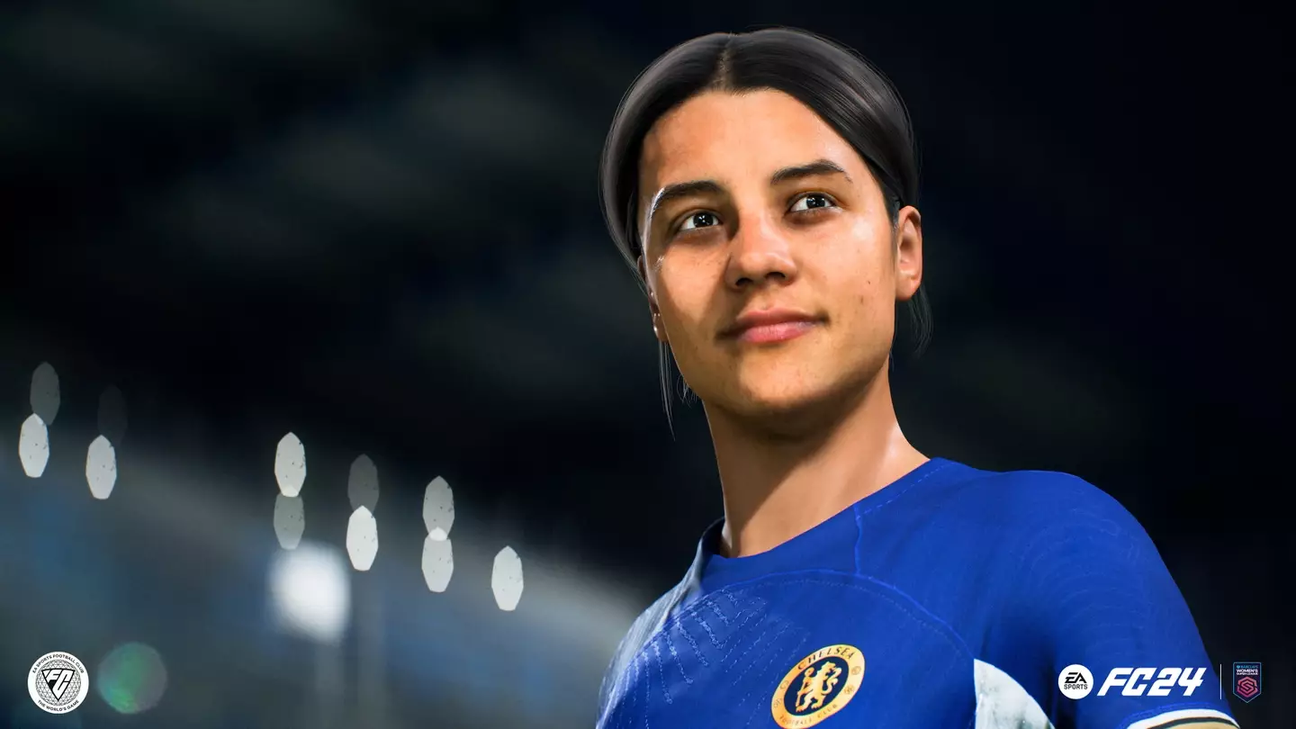 Chelsea Women's player Sam Kerr featured in the new EA Sports FC game