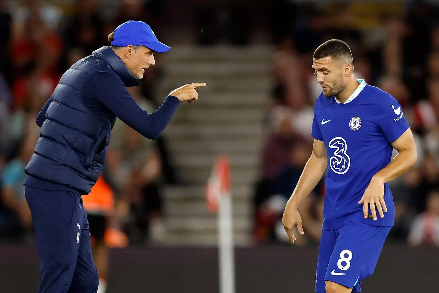 Thomas Tuchel and Mateo Kovacic. (Alamy)