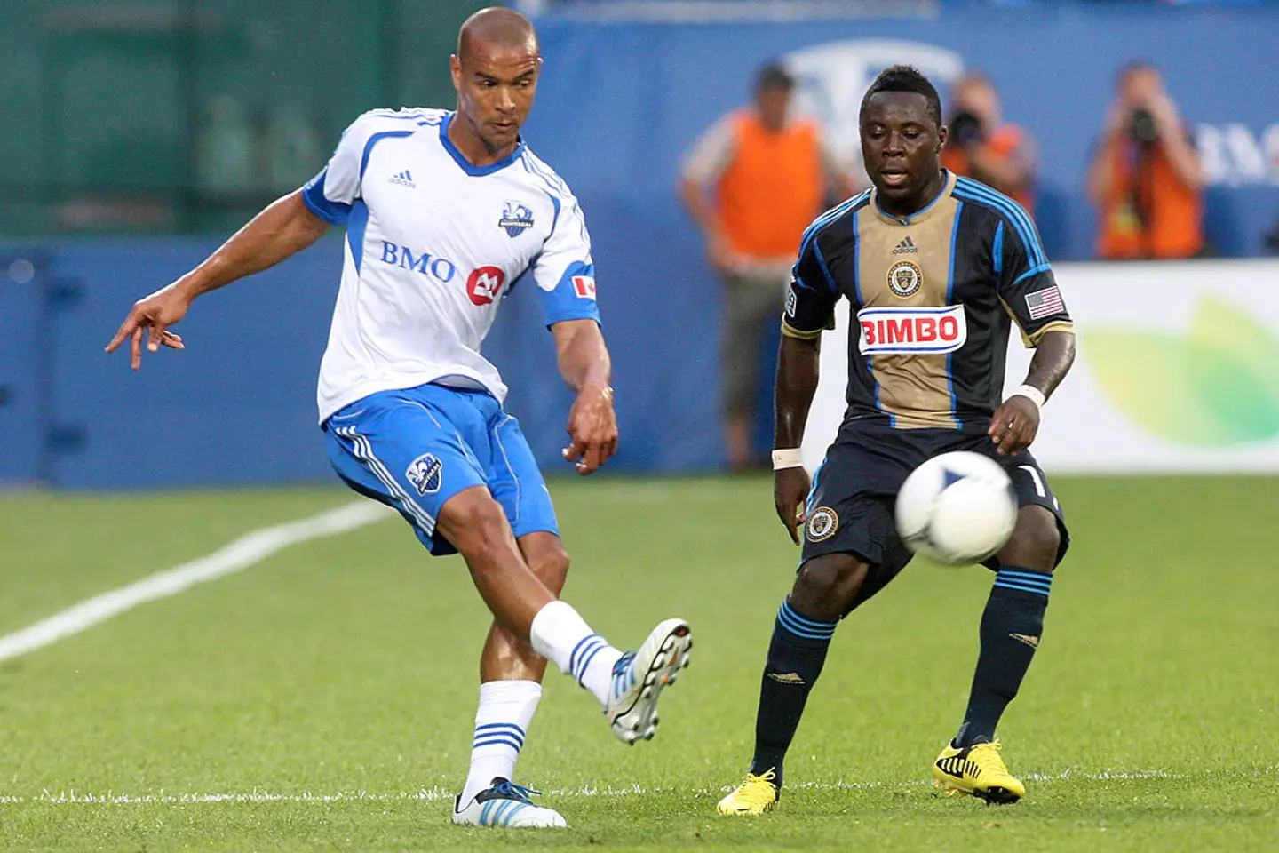 Freddy Adu pictured in action for DC United -