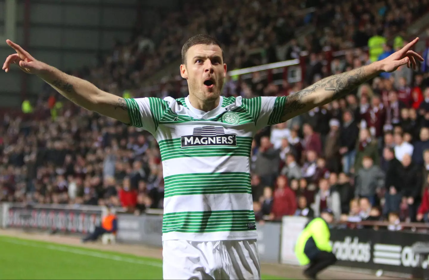 Stokes during his time at Celtic. Image: Alamy