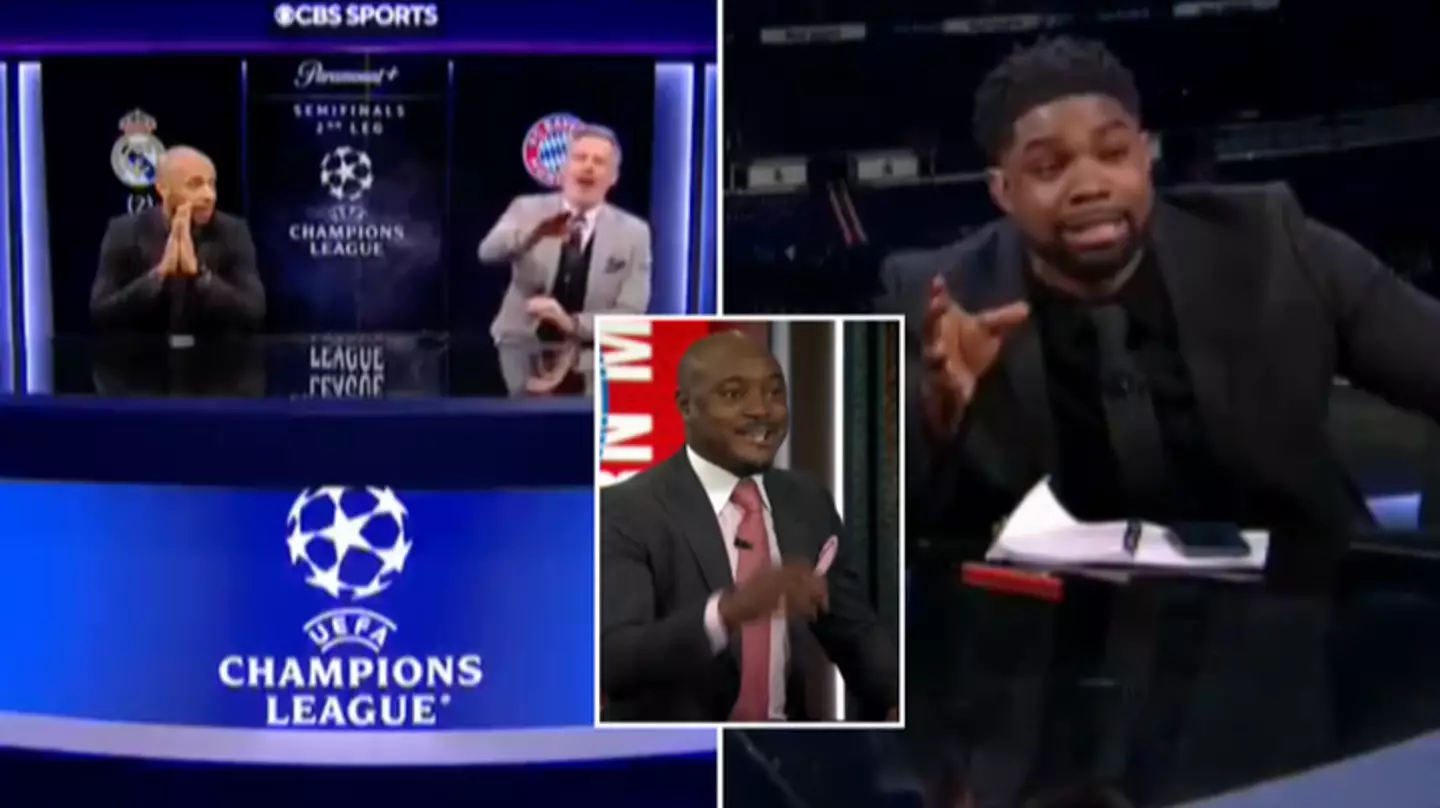 Micah Richards tells pundit 'there's a line' after Jamie Carragher joke left CBS studio in stitches