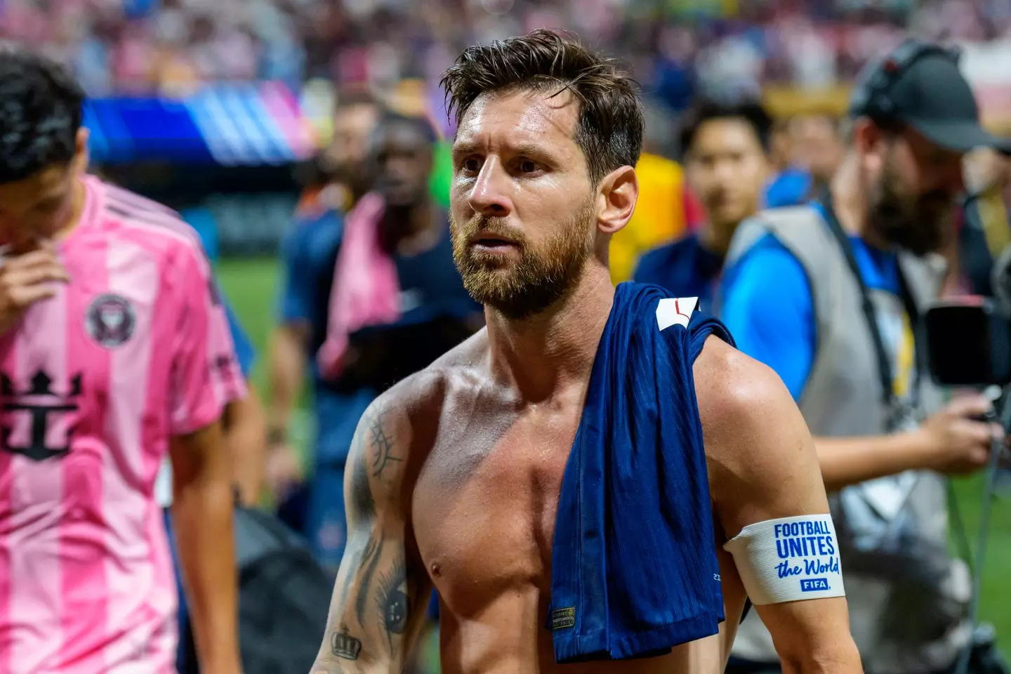 Barcelona are finally clearing their debt owed to Lionel Messi. Image: Getty