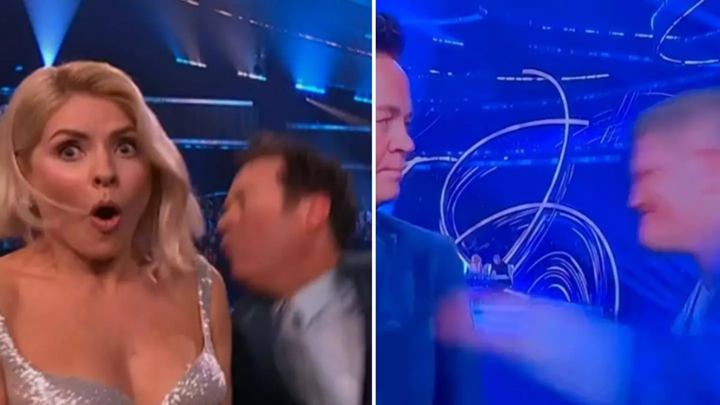 Holly Willoughby shocked after Ricky Hatton 'punches' Stephen Mulhern on Dancing on Ice