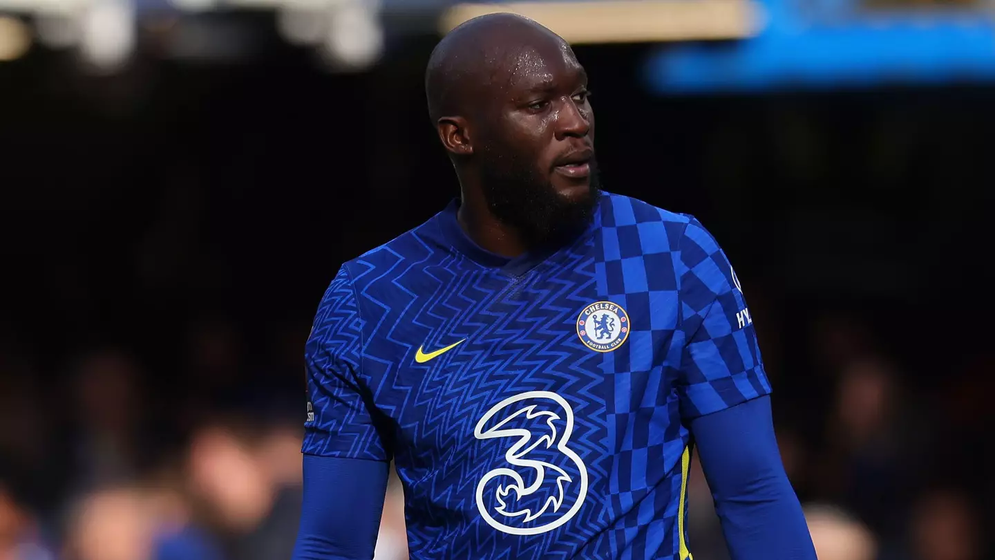 Romelu Lukaku looks on as Chelsea face Plymouth Argyle. (Alamy)