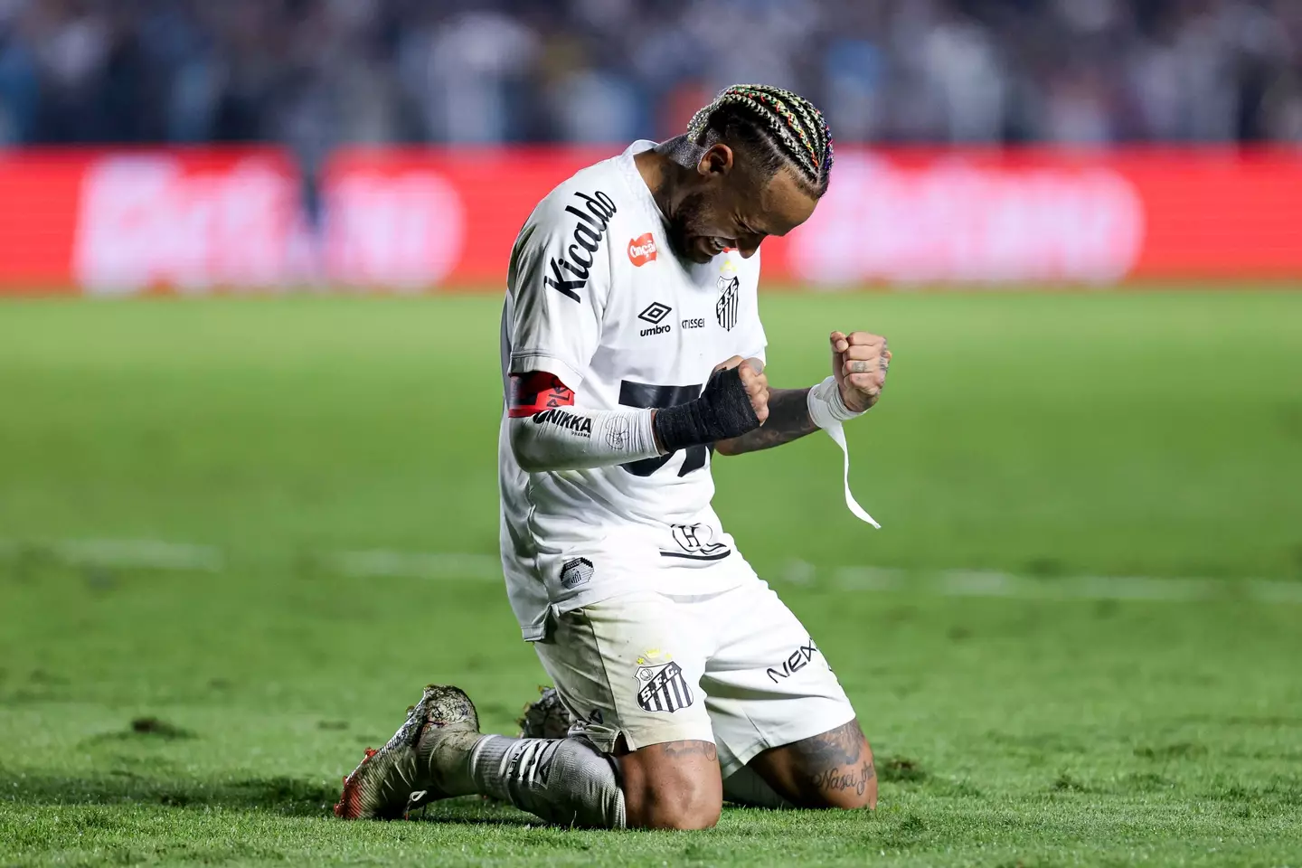 Neymar has endured a difficult second spell at Santos. (Image: Ricardo Moreira / Stringer via Getty)
