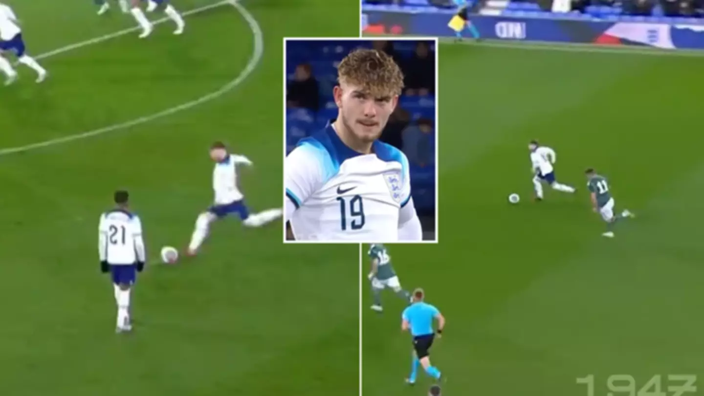 England fans' brutal reception for Harvey Elliott during U21s' win vs Northern Ireland