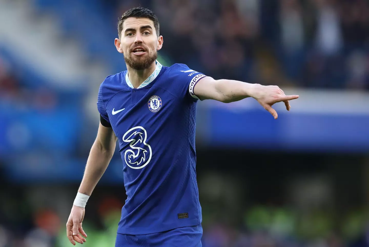 Jorginho in action for Chelsea. Image: Alamy 