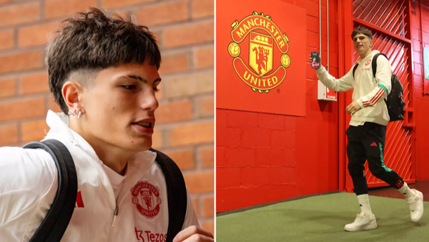 Man Utd fans are absolutely loving Alejandro Garnacho's new phone lock screen