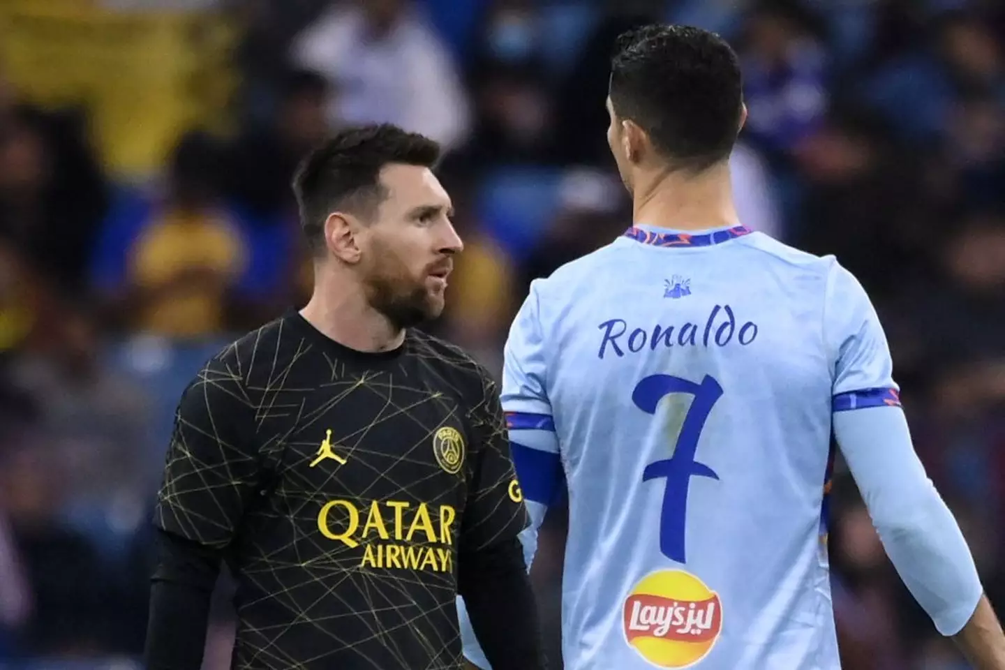 Cristiano Ronaldo and Lionel Messi last faced off during a 2023 friendly while playing for Al Nassr and PSG respectively (Image: Getty)