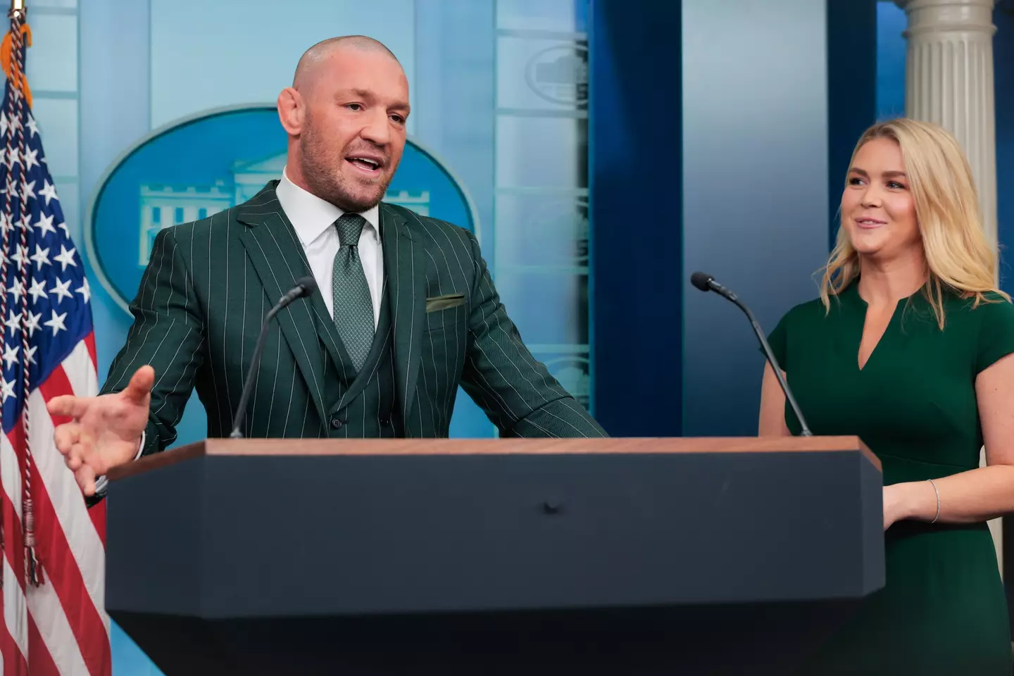 Conor McGregor referenced his alleged nude photos online. Image: Getty
