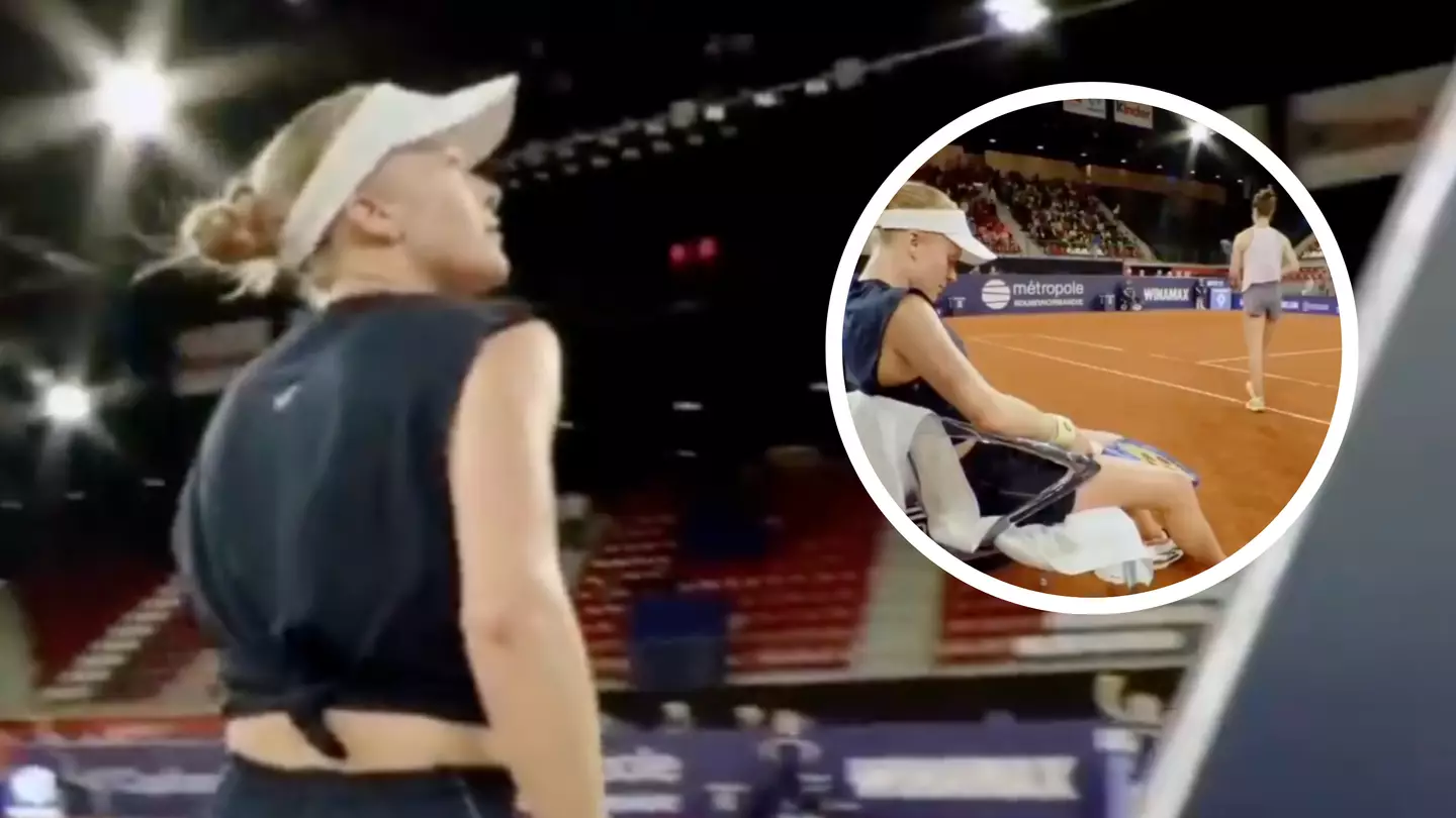 Tennis star apologises for brutal comment she made about French opponent to umpire