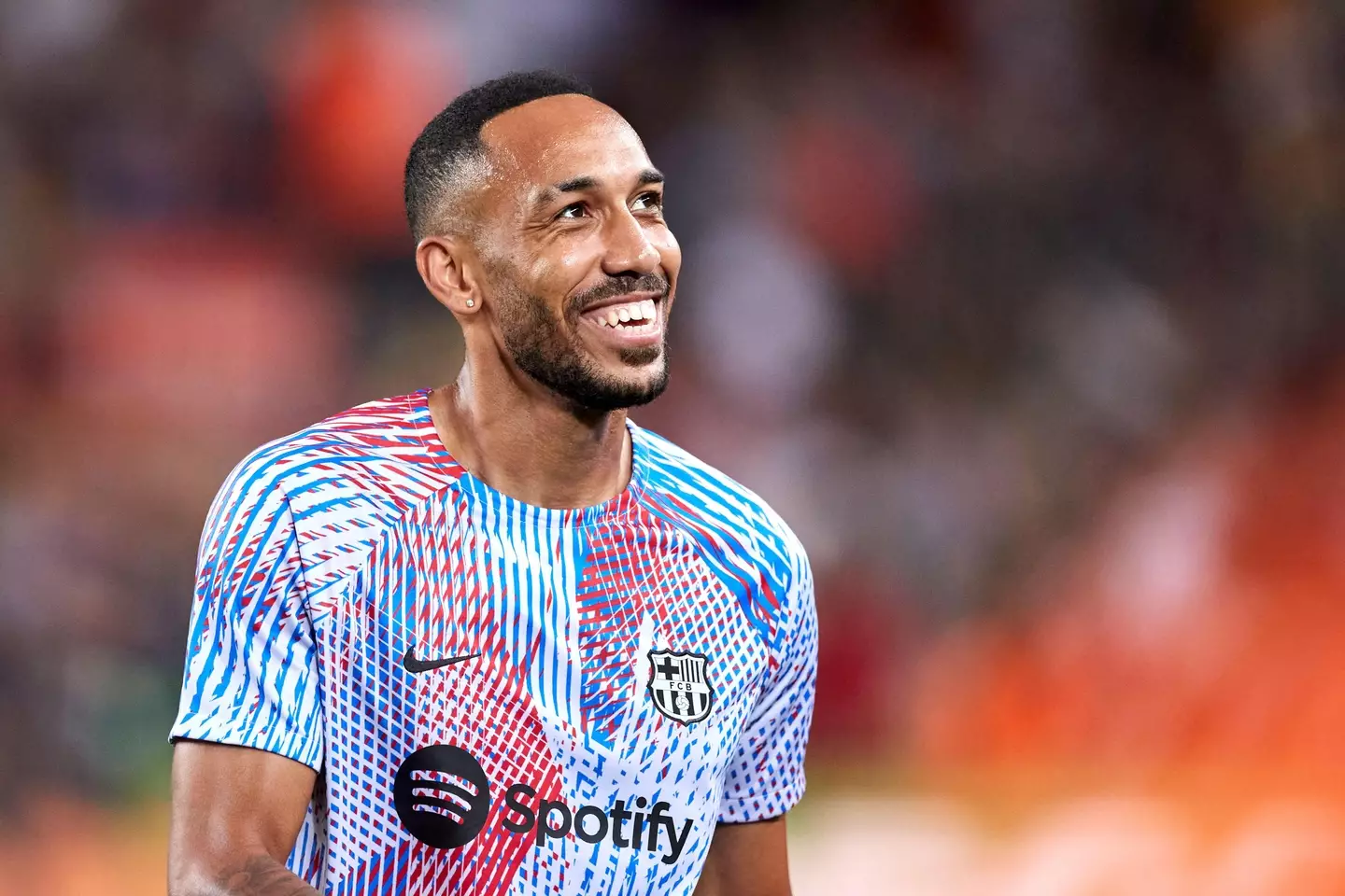 Aubameyang could head back to the Nou Camp. Image: Alamy