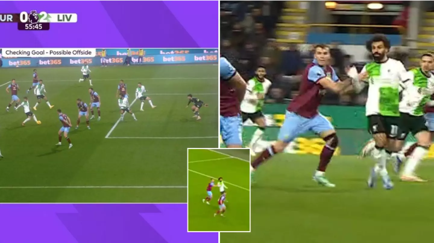Jamie Carragher immediately reacts after Liverpool goal is controversially disallowed for Mo Salah offside