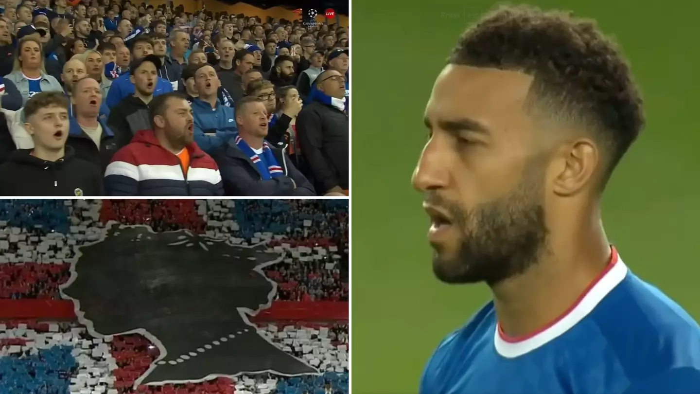 Rangers defy UEFA orders and passionately sing 'God Save the King' before Napoli game