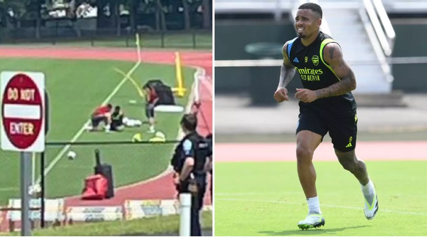 Arsenal sweat over Gabriel Jesus injury as worrying training ground picture emerges