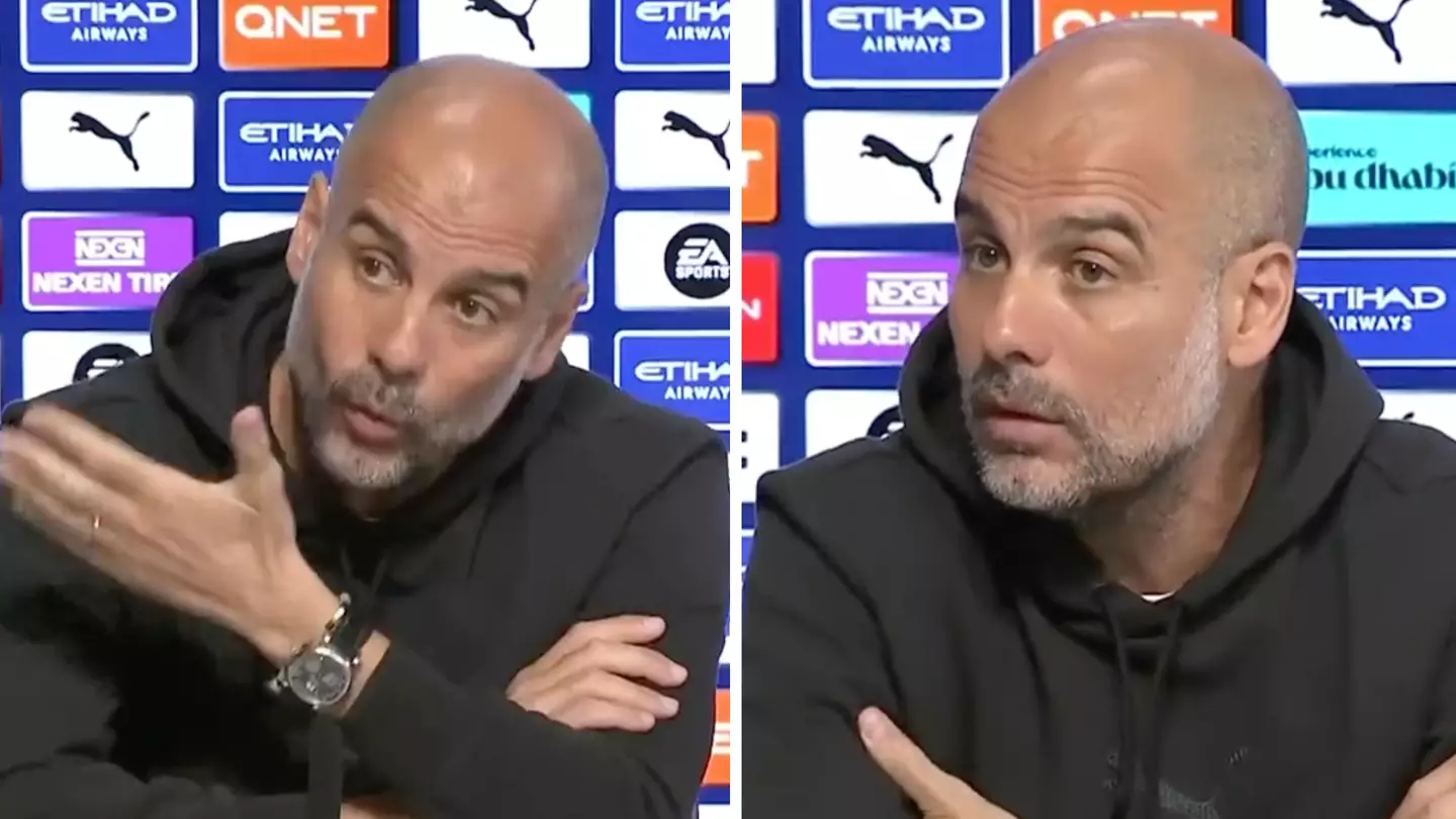 Pep Guardiola takes issue with the 'most awful sentence' about Man City in the title race