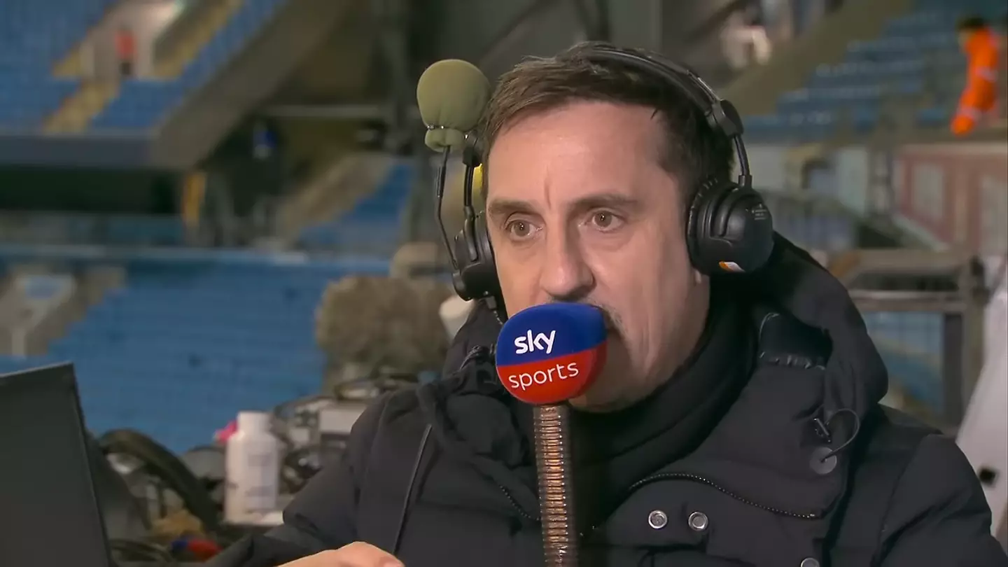 Gary Neville gives shock reason why Arsenal have 'fallen short' in Premier League title race with Liverpool