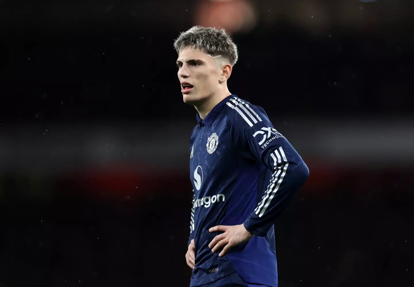 Alejandro Garnacho has been linked with a move away from Manchester United. Image: Getty
