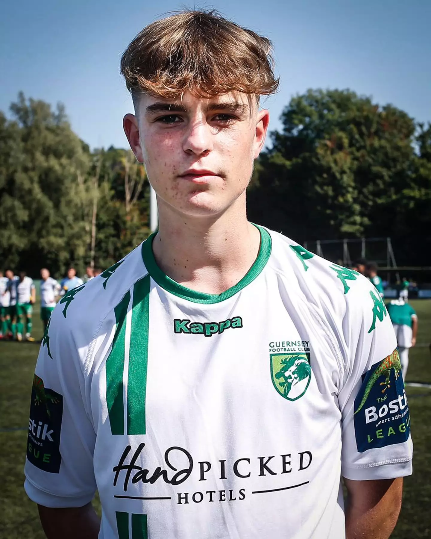 Alex Scott remains Guernsey FC's youngest-ever senior player.