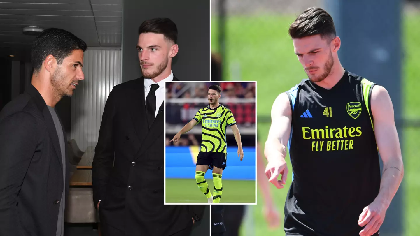 Declan Rice hints at new Arsenal 'position' as Mikel Arteta claim made