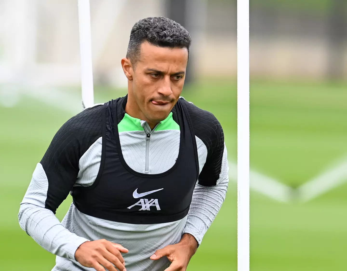 Thiago Alcantara in Liverpool training