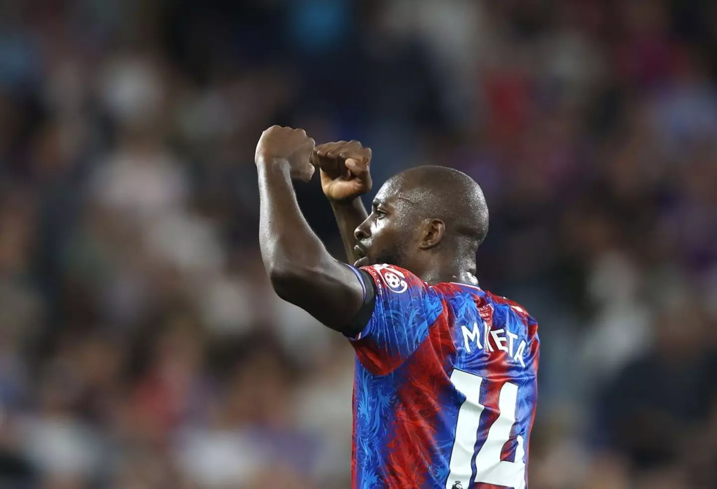 Jean-Philippe Mateta has scored four goals for Crystal Palace this season. (Image: Getty)