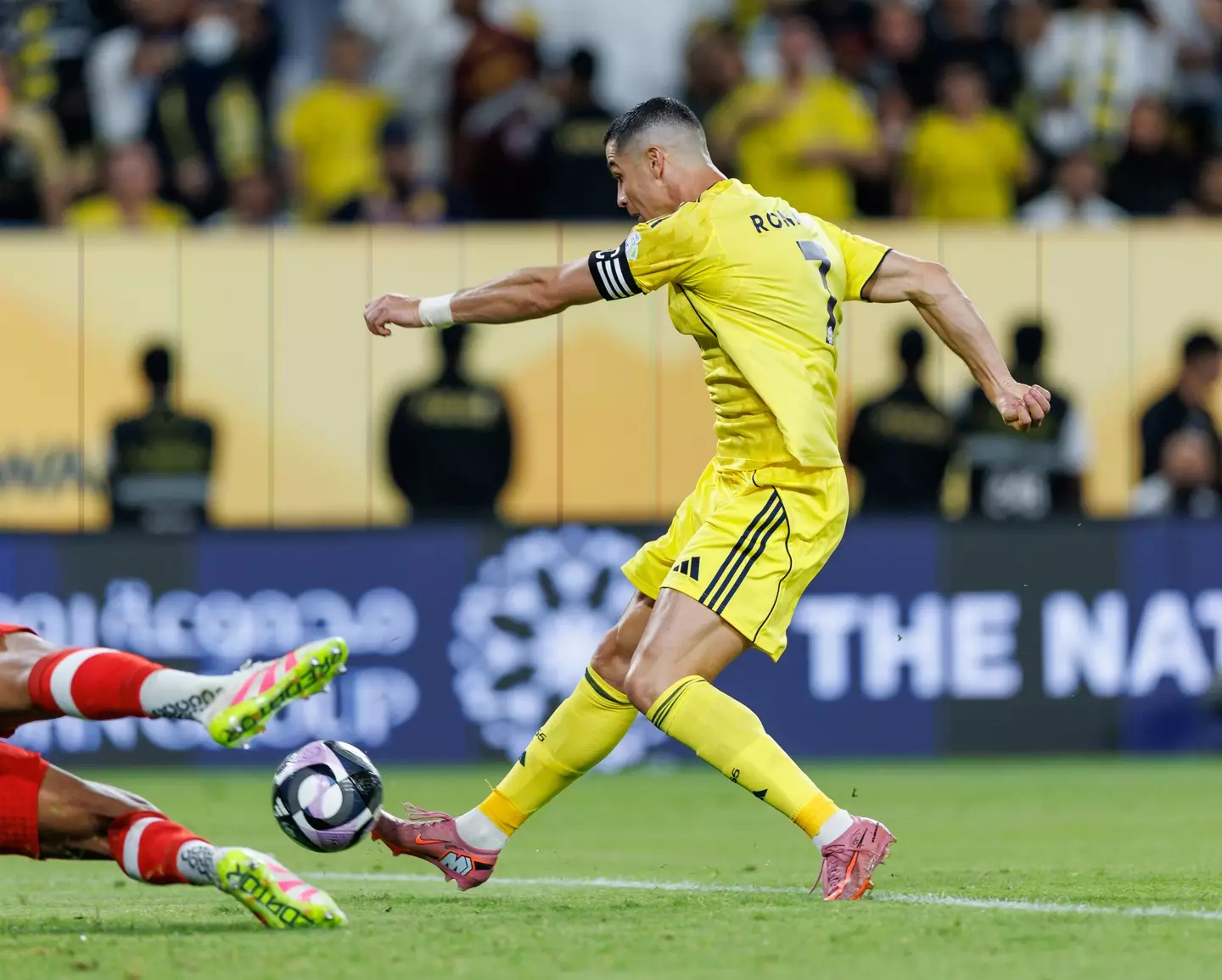 Cristiano Ronaldo playing for Al Nassr (Image: Getty)