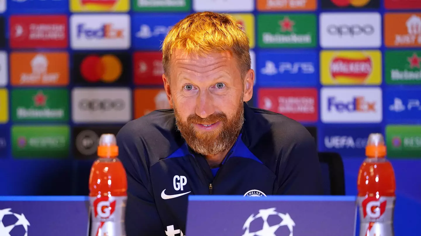 Graham Potter ahead of Chelsea's tie against Dinamo Zagreb. (Alamy)