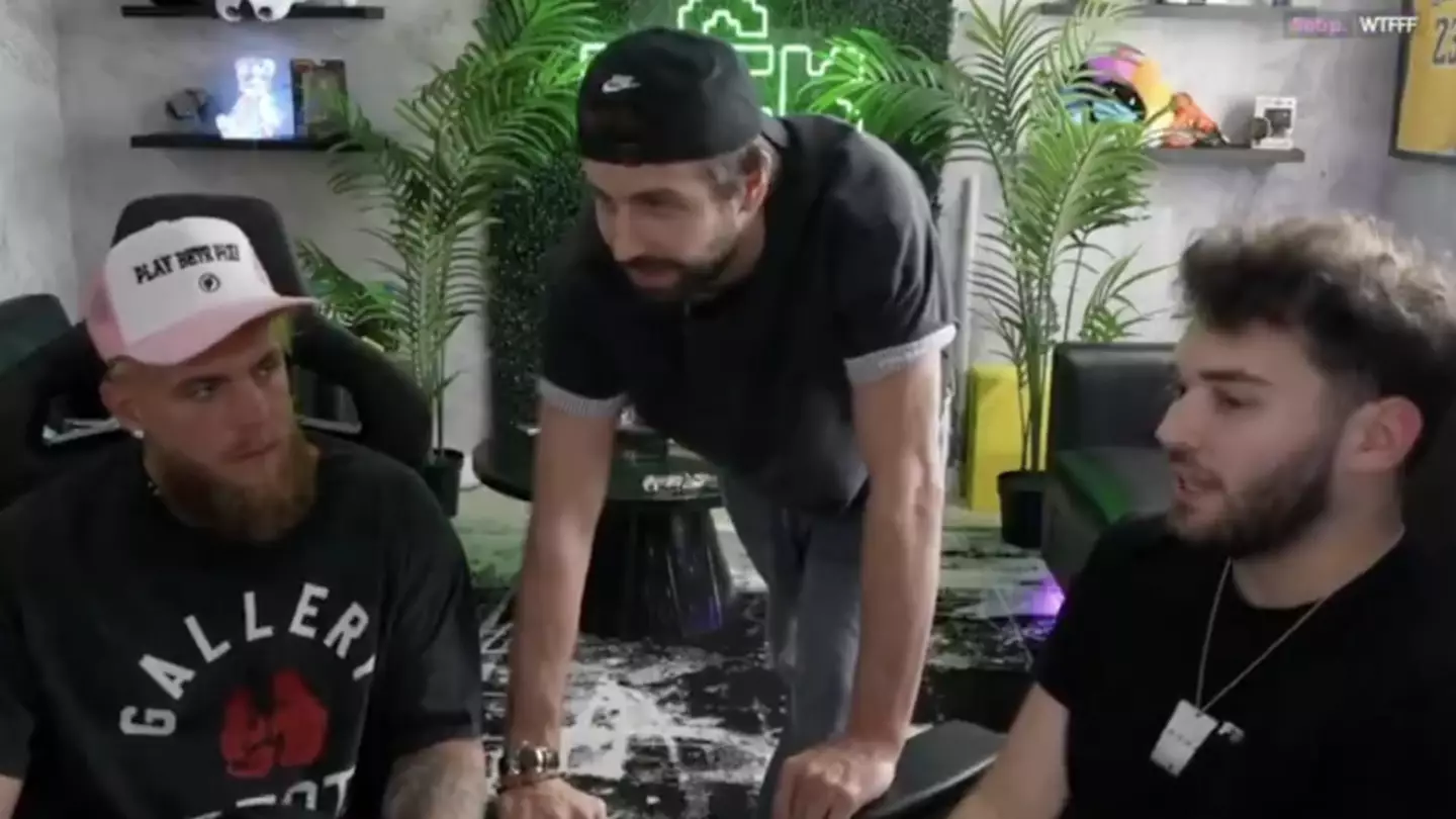 Fans in disbelief by what Adin Ross said to Barcelona legend Gerard Pique during live stream with Jake Paul
