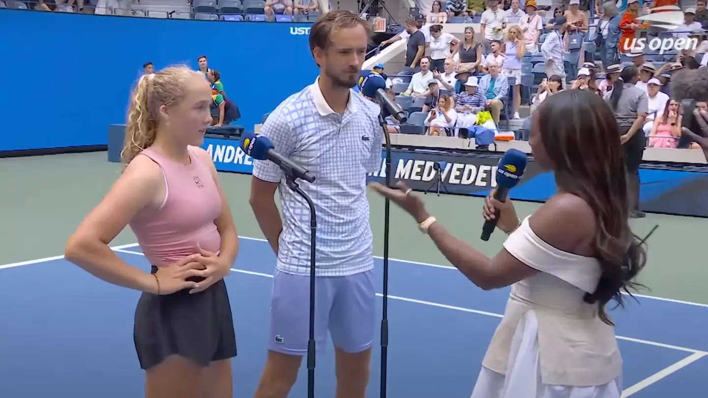 US Open interviewer called out for 'absurd' question to Daniil Medvedev and doubles partner