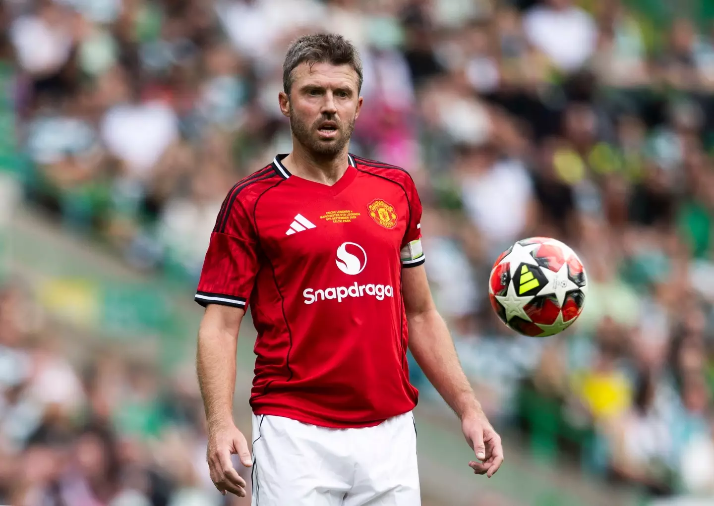 Carrick is said to be in pole position to become United's caretaker manager. Image: Getty
