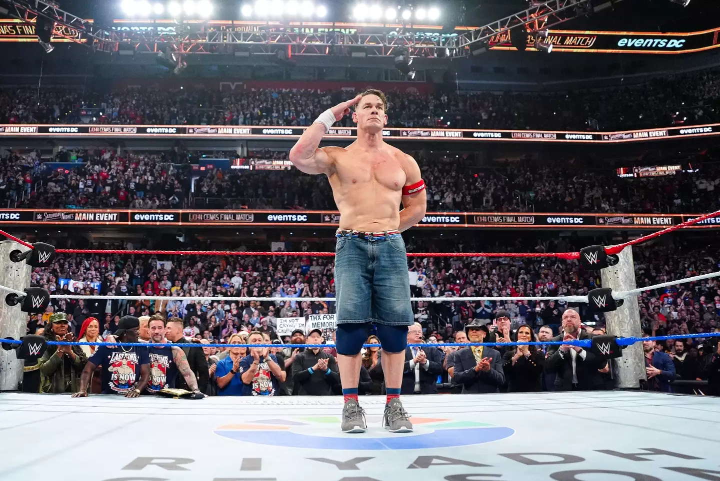 John Cena had his last match in WWE on Saturday night. Image: Getty