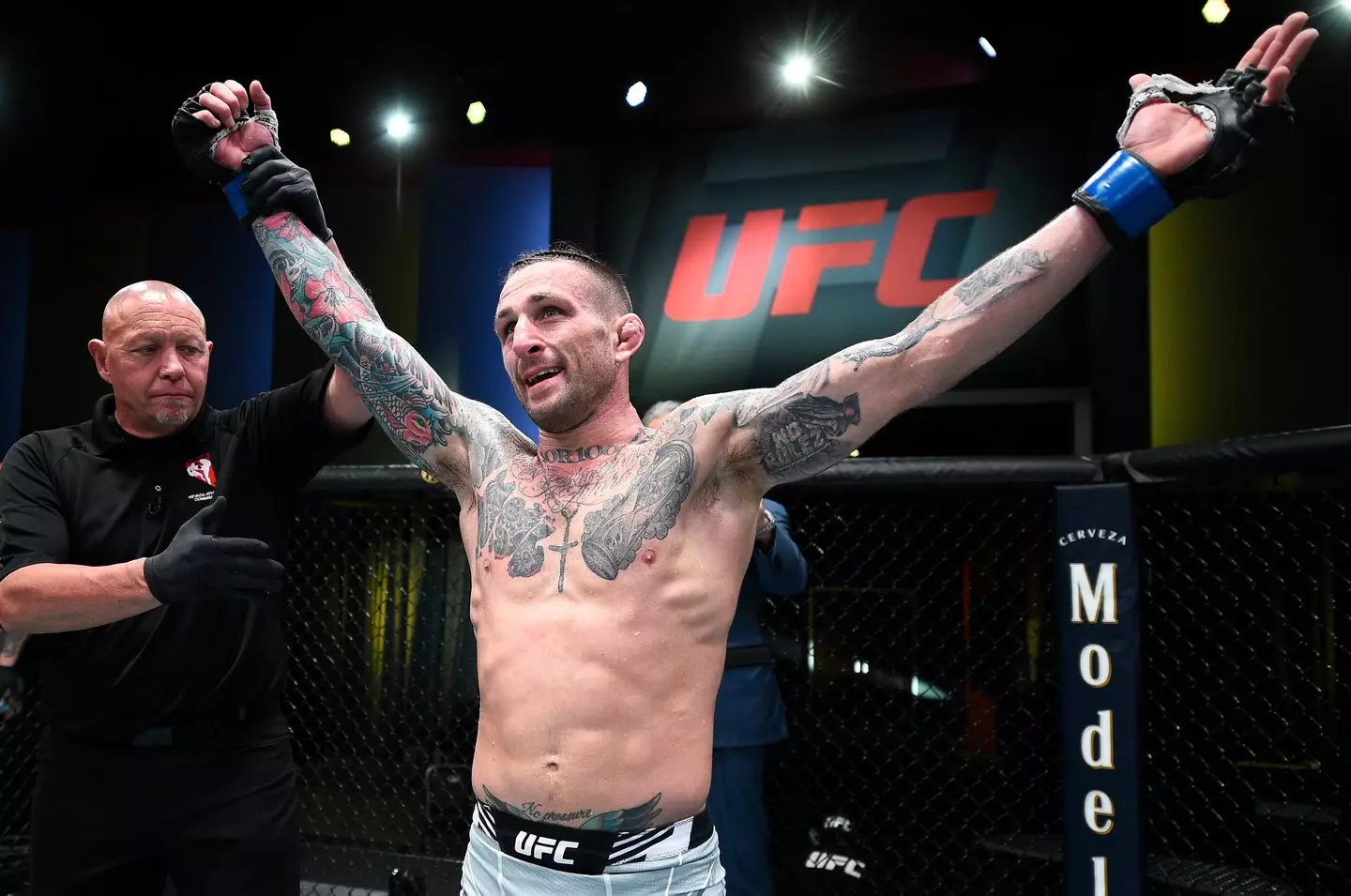 Gregor Gillespie hasn't fought in the UFC since his victory over Carlos Diego Ferreira in May 2021. Image: Getty