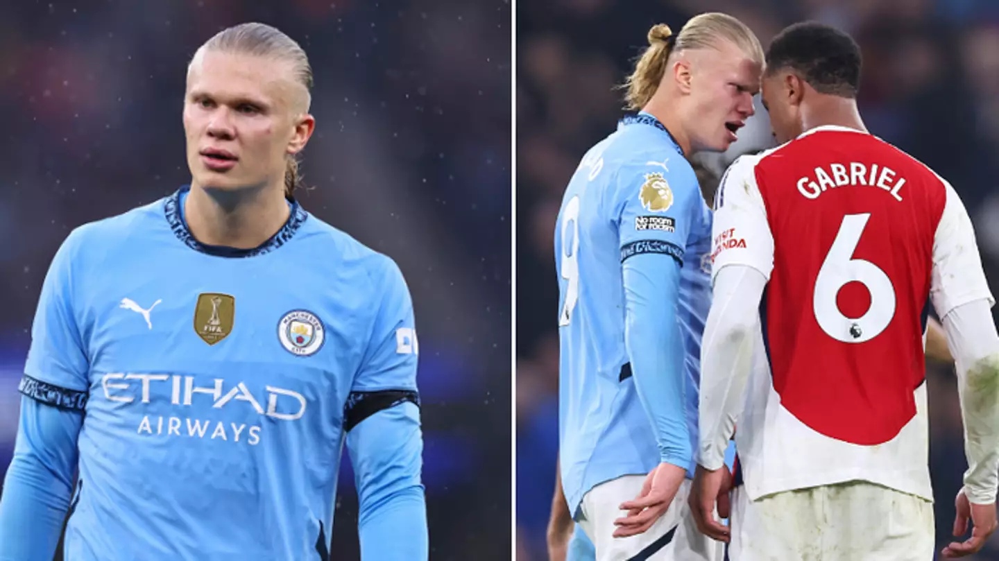 Erling Haaland could receive fine after footage emerges following Man City vs Arsenal game