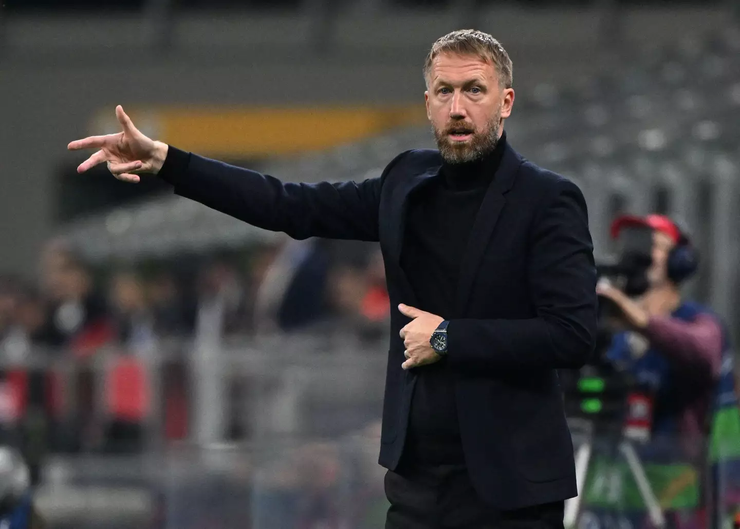 Todd Boehly at Stamford Bridge. (Alamy)