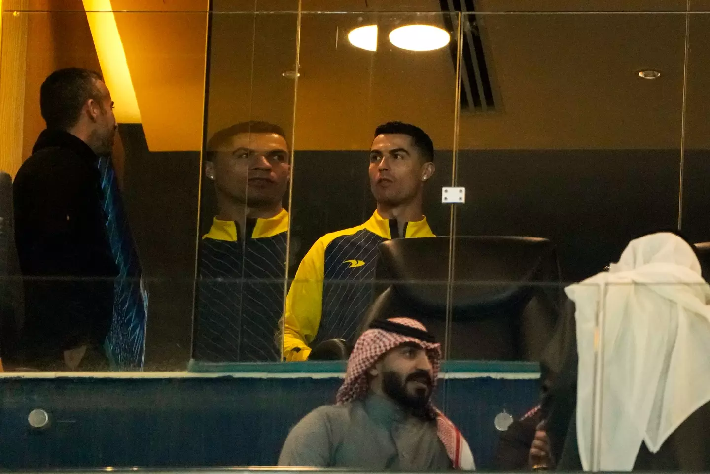 Ronaldo in the stands. (Image