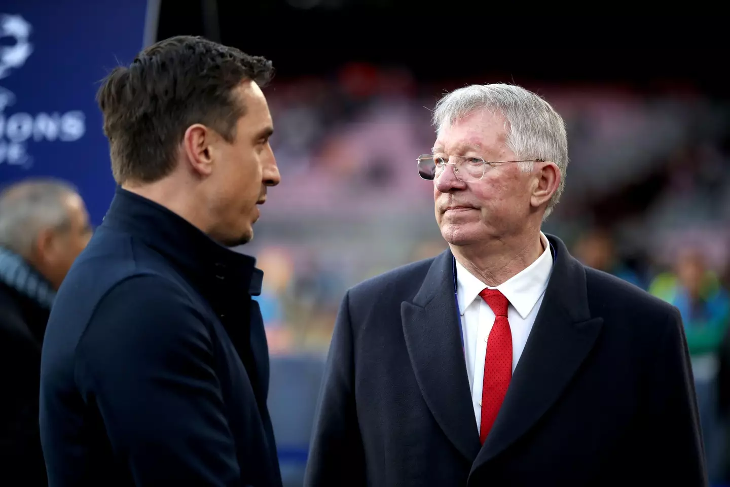 Neville and Ferguson in 2019. (Image