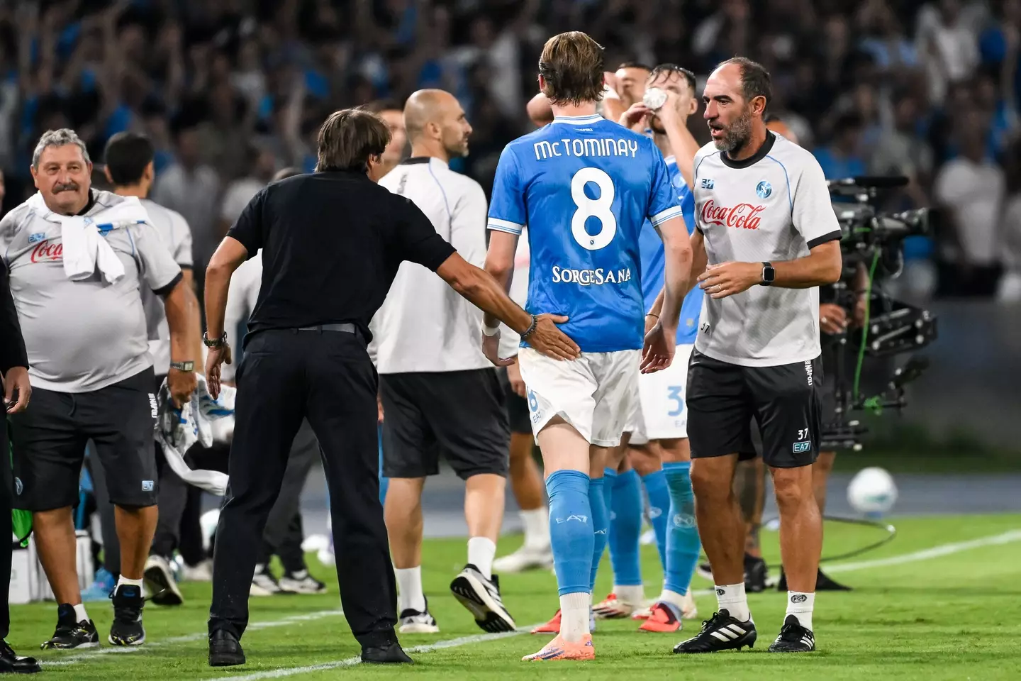 Conte's future at Napoli is in doubt. Image credit: Getty