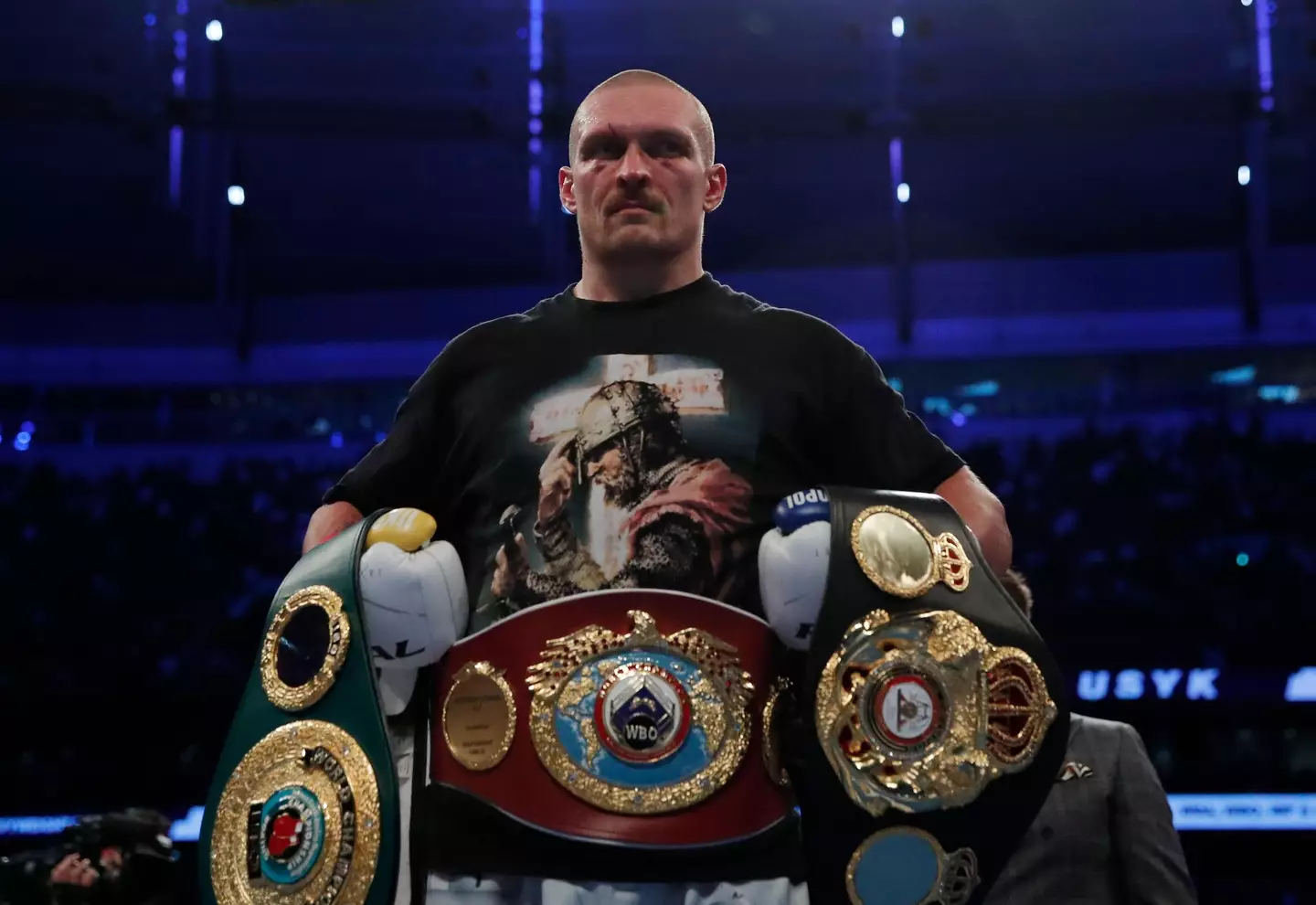 Usyk beat Joshua to claim the WBA, WBO and IBF heavyweight world title (Image: Alamy)
