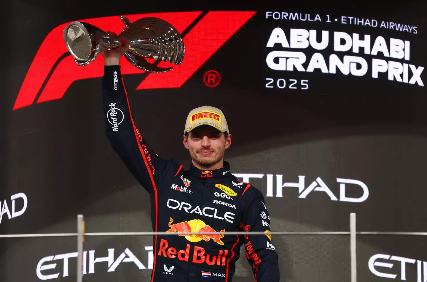 Max Verstappen won the Abu Dhabi Grand Prix to end the season (Image: Getty)