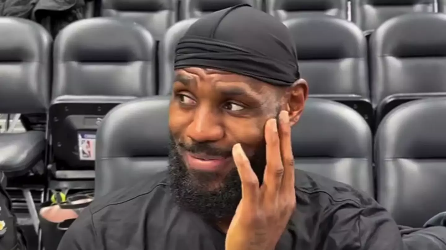 LeBron James' instant reaction to being interviewed by Man Utd fan at press event goes viral