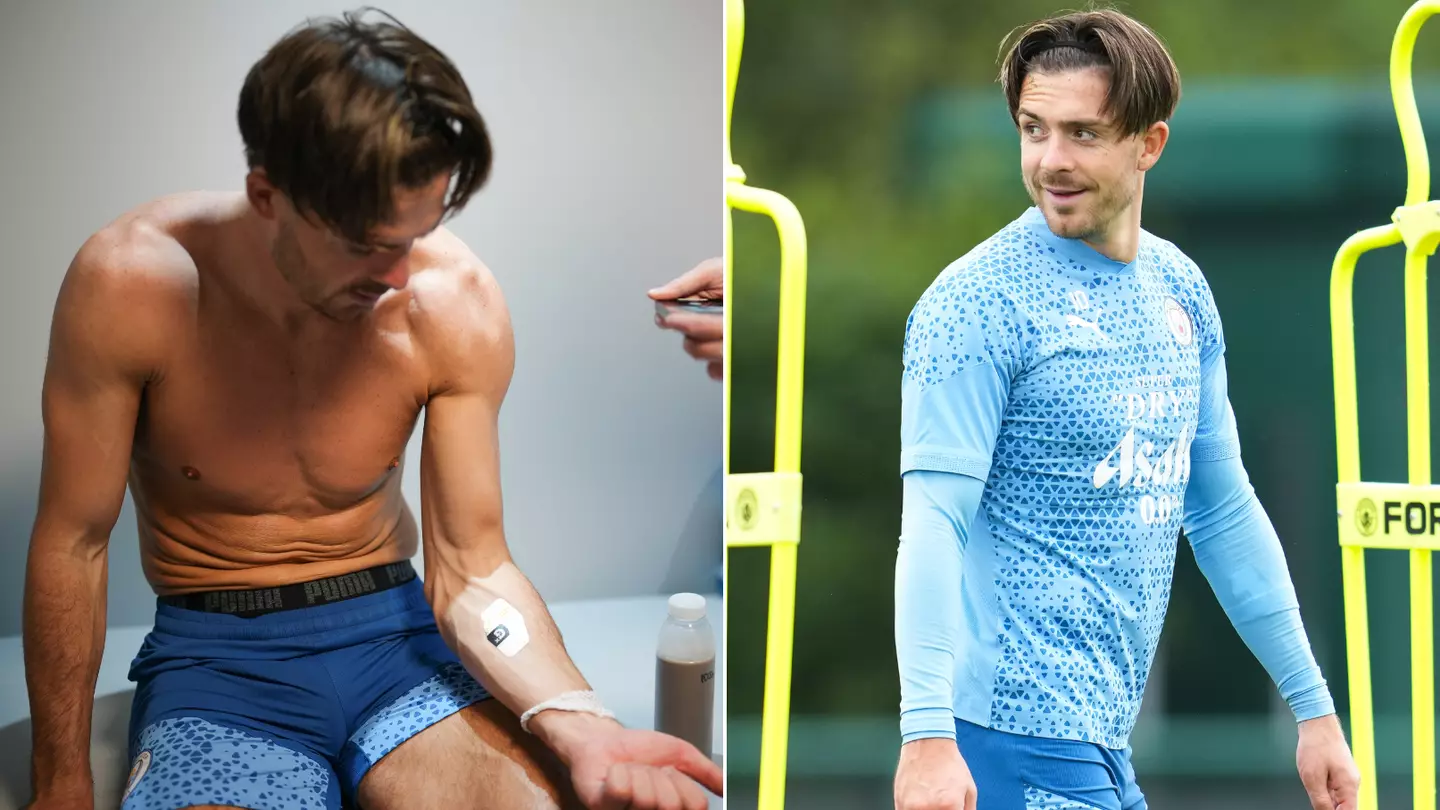 The staggering amount Man City players sweat in a training session