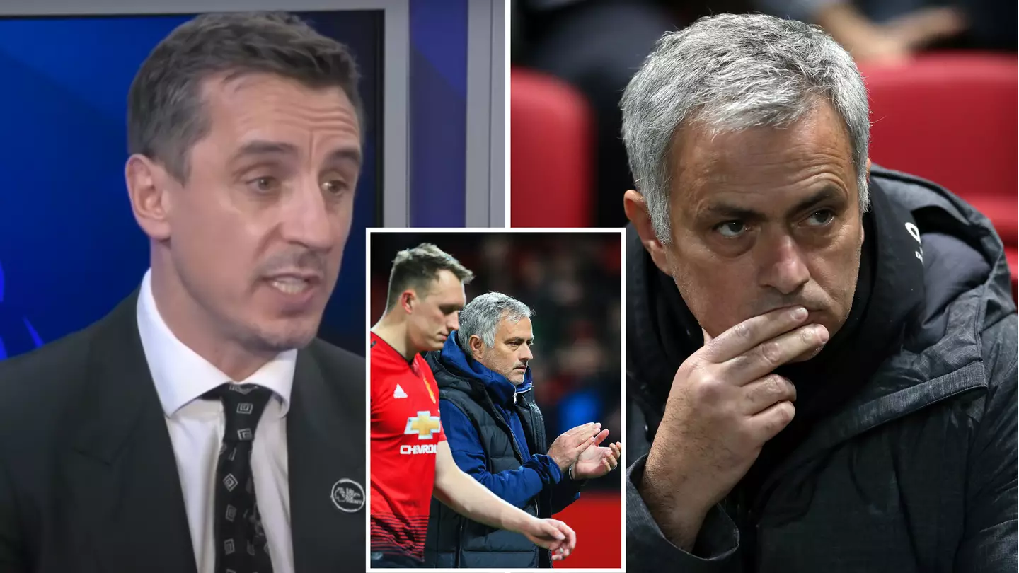 Gary Neville Brutally Slammed For 'Ridiculous' Claims That Jose Mourinho Failed At Manchester United