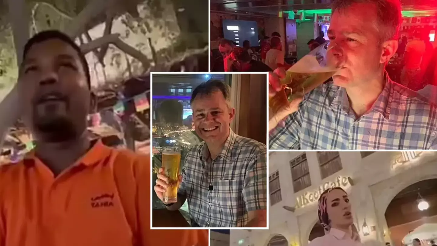 England fan walks SEVEN miles for pint in Qatar