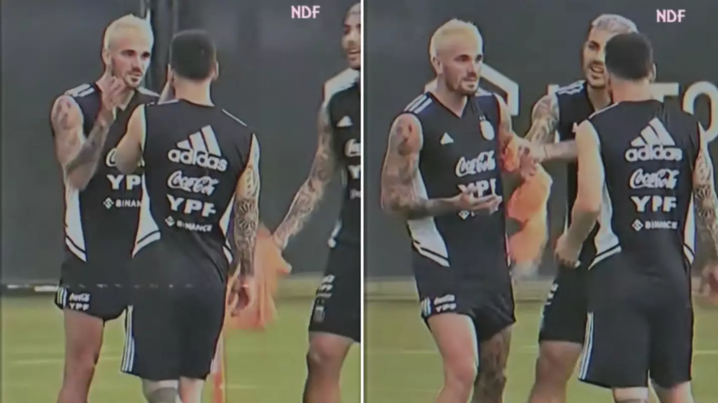 Rodrigo de Paul slaps Lionel Messi during training and asks ‘are you stupid?’