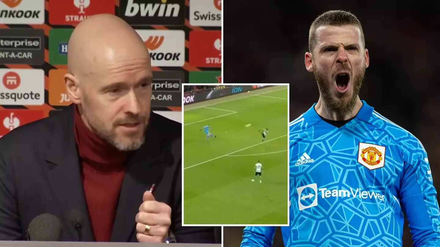 Fans say Erik ten Hag 'sounds like Jurgen Klopp' after he makes 'excuses' for David de Gea's distribution