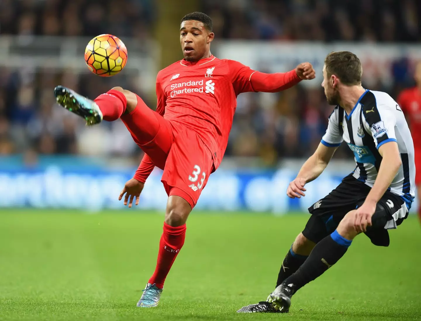 Ibe made 58 appearances in all competitions for Liverpool, scoring four goals (Image: Getty)