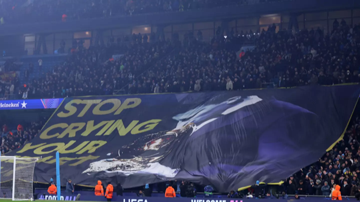 Rodri's incredible reaction to Man City fans revealing huge tifo ahead of Real Madrid tie instantly goes viral