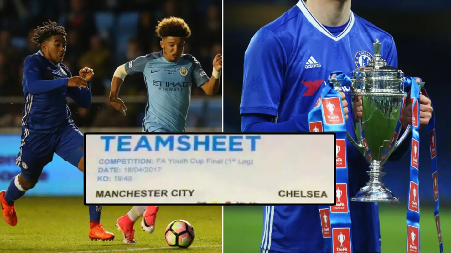 Teamsheet from 2017 FA Youth Cup final is full of absolute ballers and recognisable names