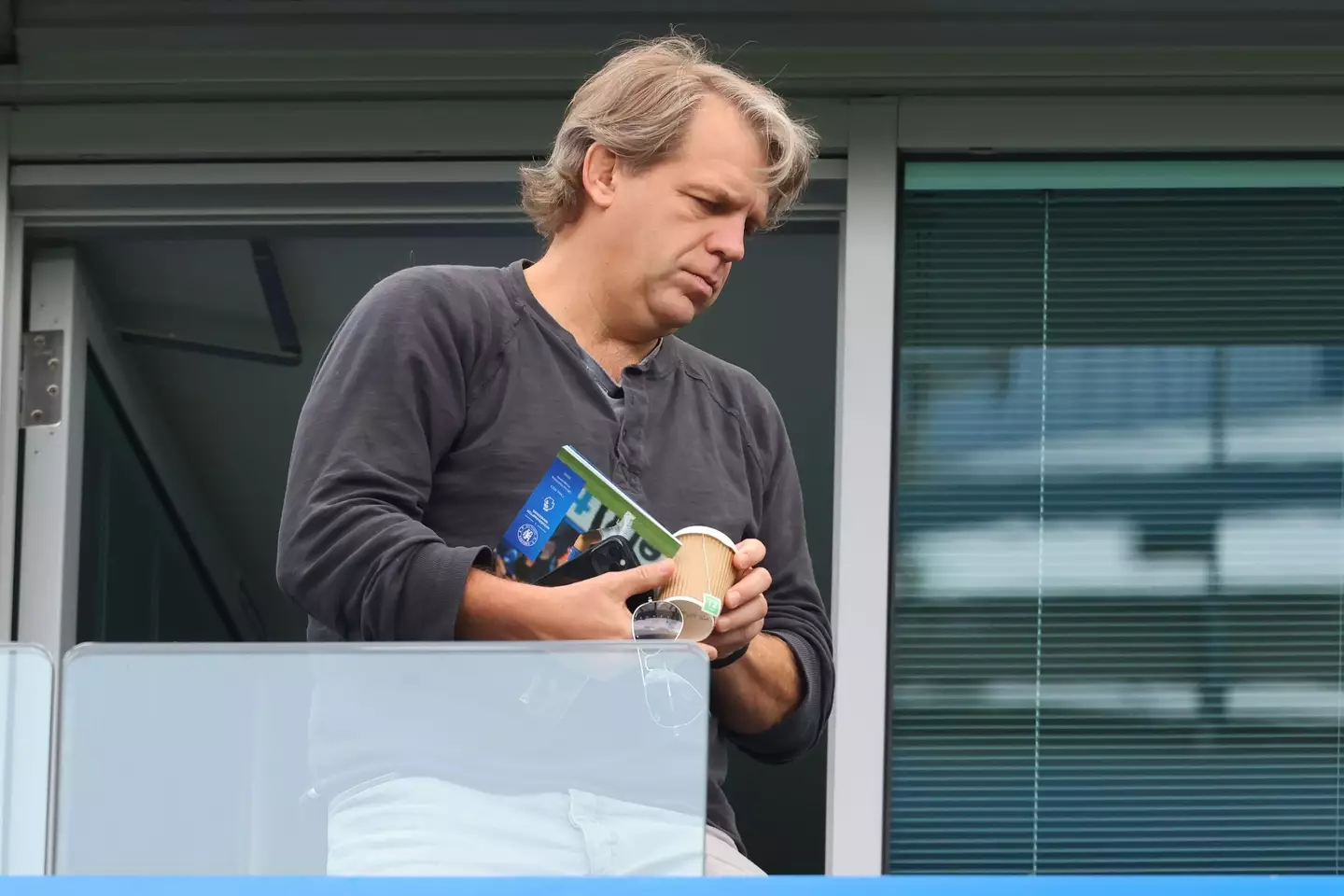 Chelsea co-owner Todd Boehly is acting as the interim sporting director. (Alamy)